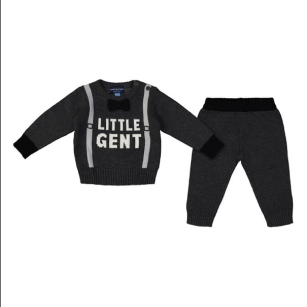 Andy & Evan Knit Sweater Pant Set, 0-3 months